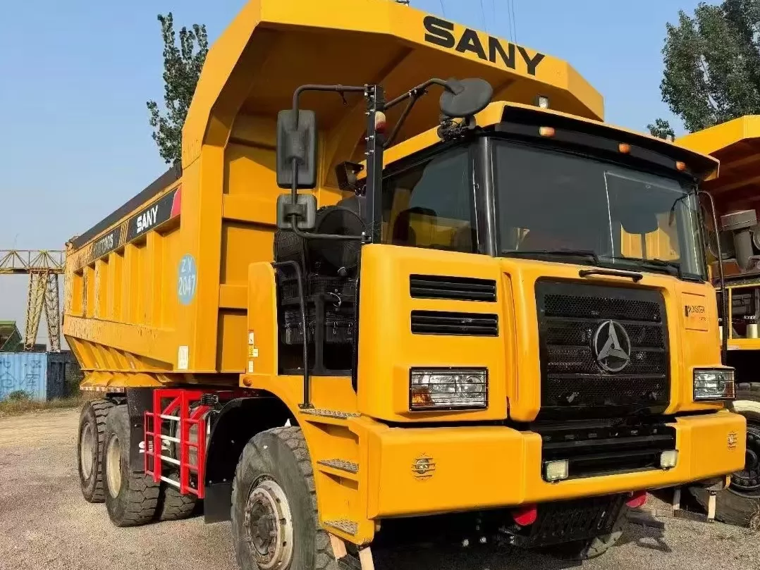 sany skt90s 6x4 60ton ծանրաբեռնված արտաճանապարհային բեռնատար բեռնատար արտաճանապարհային բեռնատար լայն թափքով հանքային ինքնաթափ բեռնատար