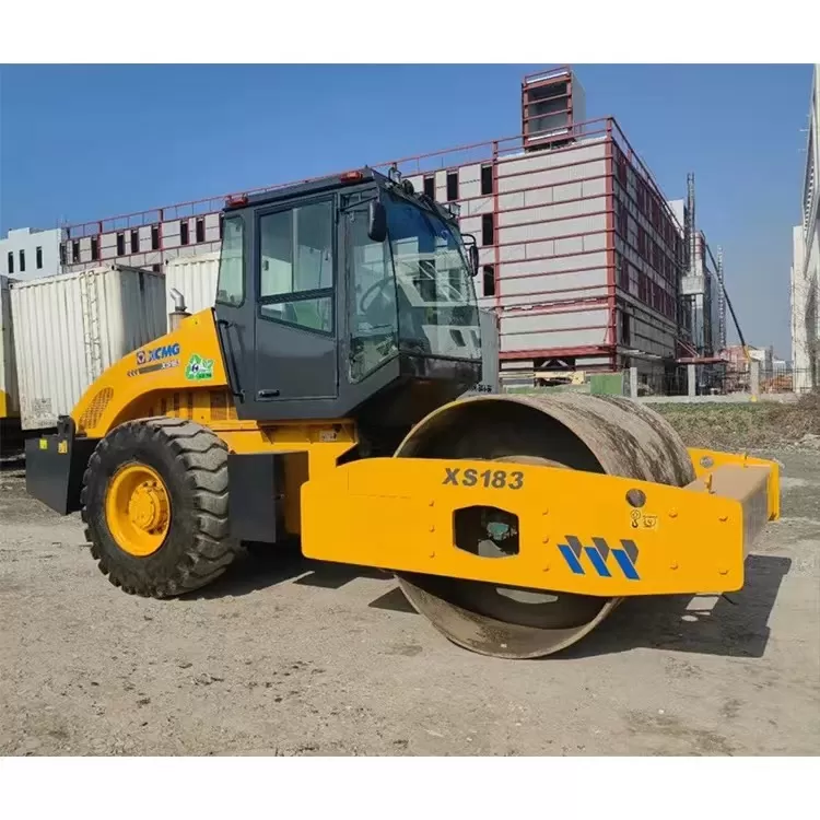 xcmg 18ton օգտագործված wheel road vibratory compactor single drum rollers soil compactor roller հիդրավլիկ ասֆալտ ցեմենտ բետոն