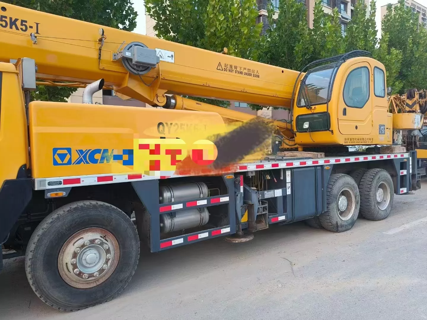 2018 օգտագործված crane xcmg 25t qy25 truck crane lifting machine անիվավոր կռունկ