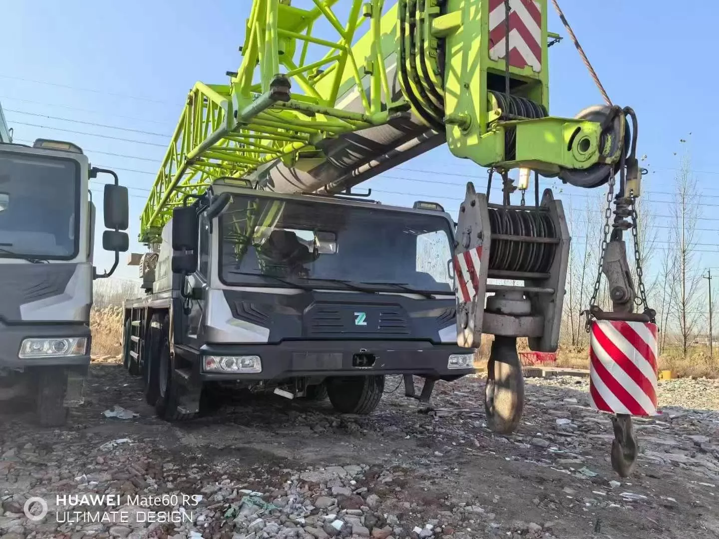 2018 օգտագործված crane zoomlion 80t truck crane lifting machine անիվավոր կռունկ