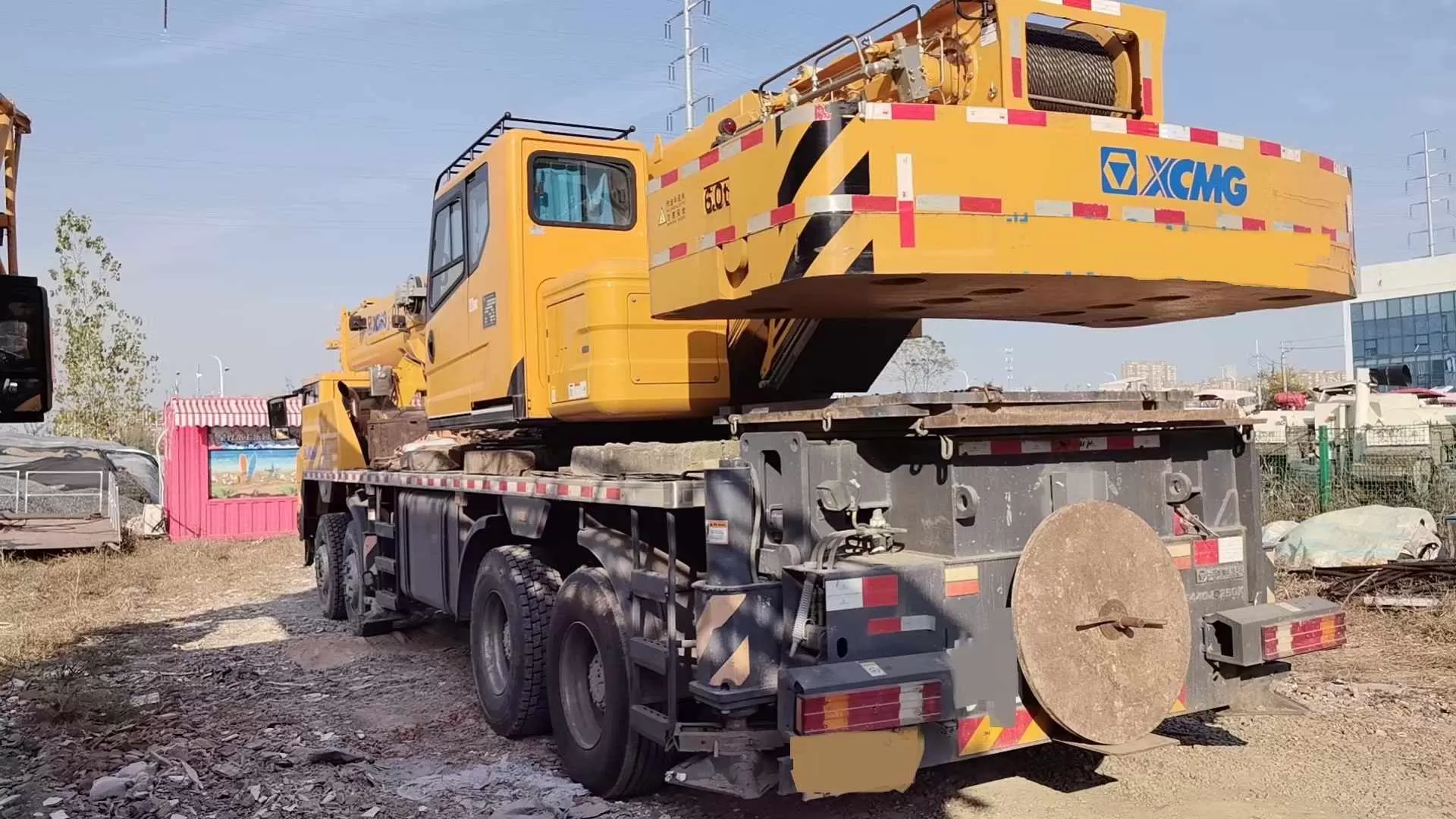 2021 xcmg 50t truck crane lifting machine անիվավոր կռունկ