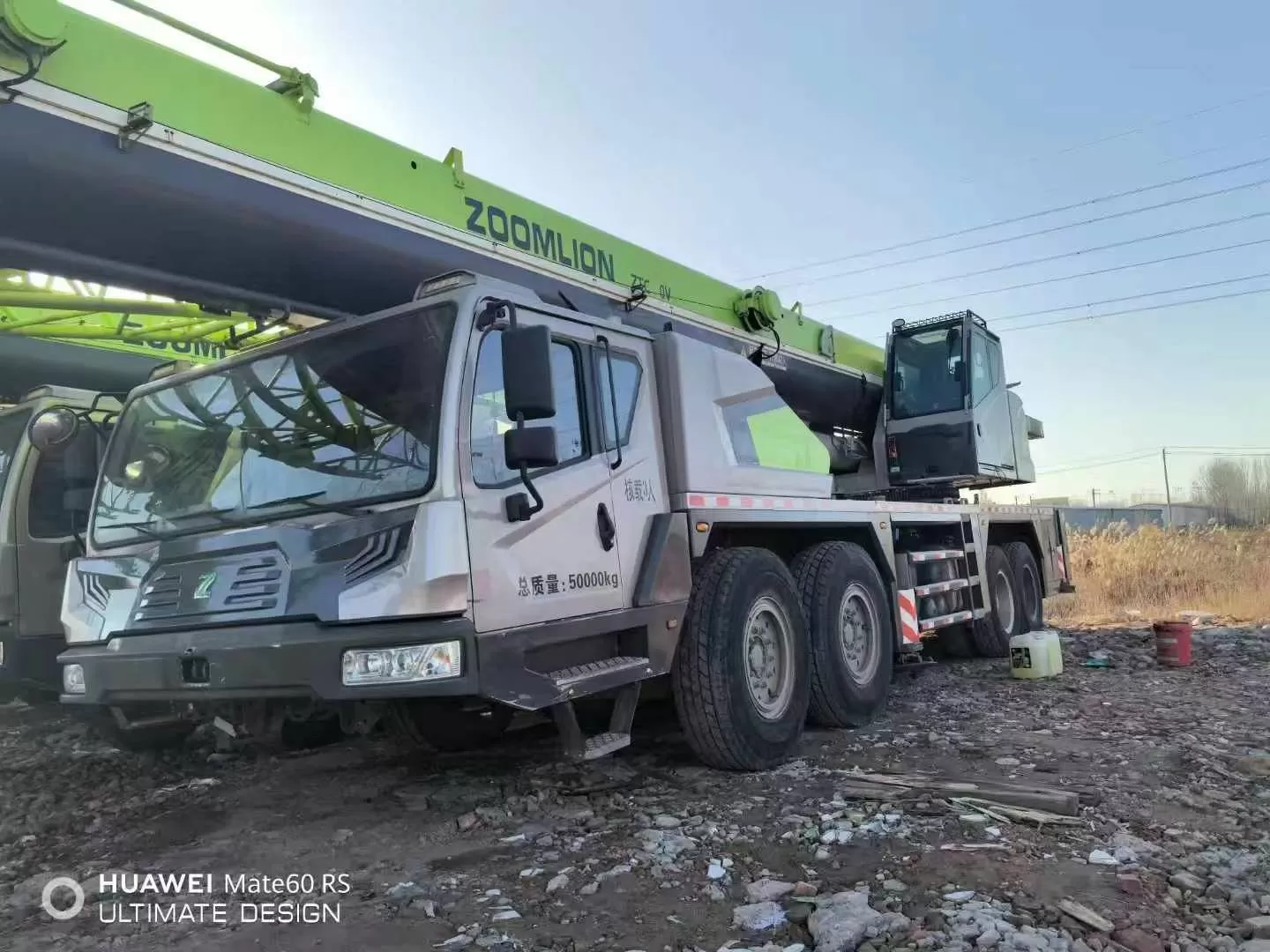 2018 օգտագործված crane zoomlion 80t truck crane lifting machine անիվավոր կռունկ