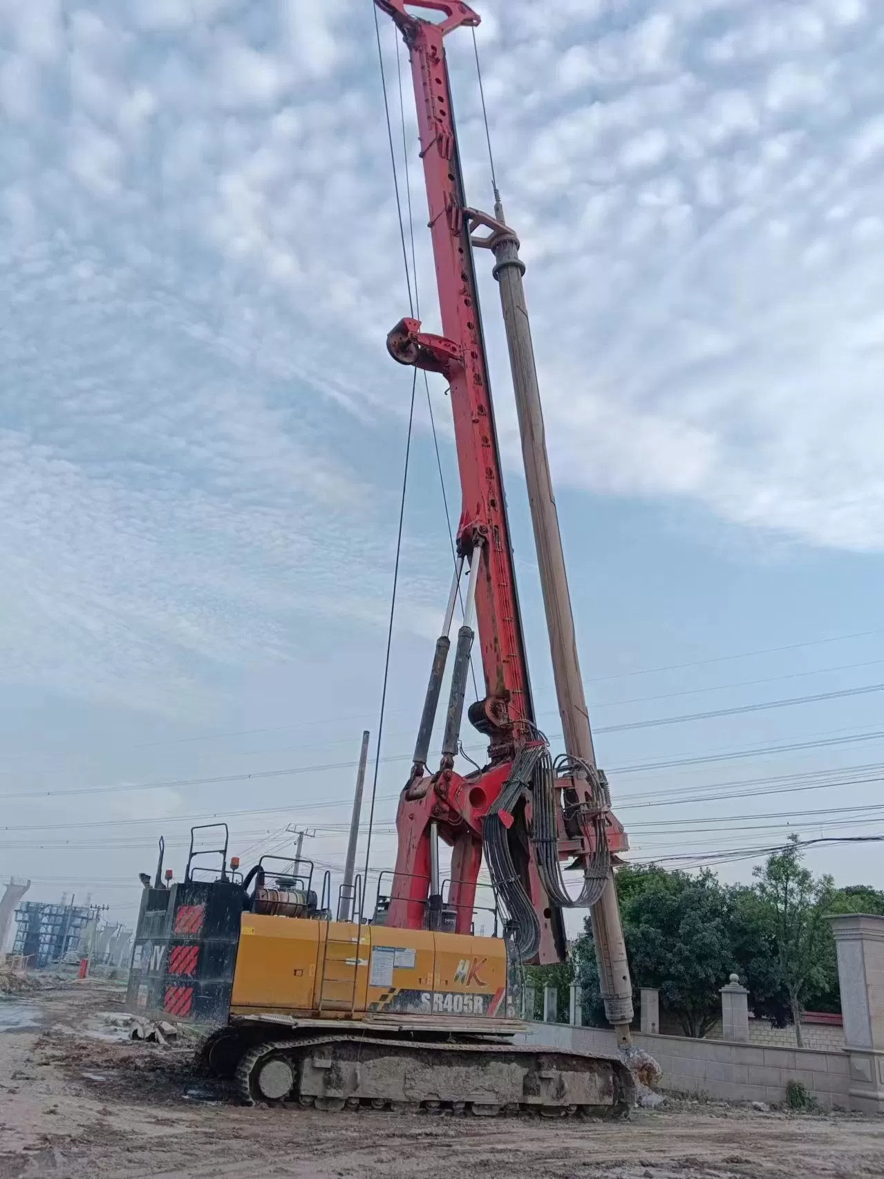 2019 sany piling machinery sr405r պտտվող հորատման սարք՝ հողի հետազոտման համար