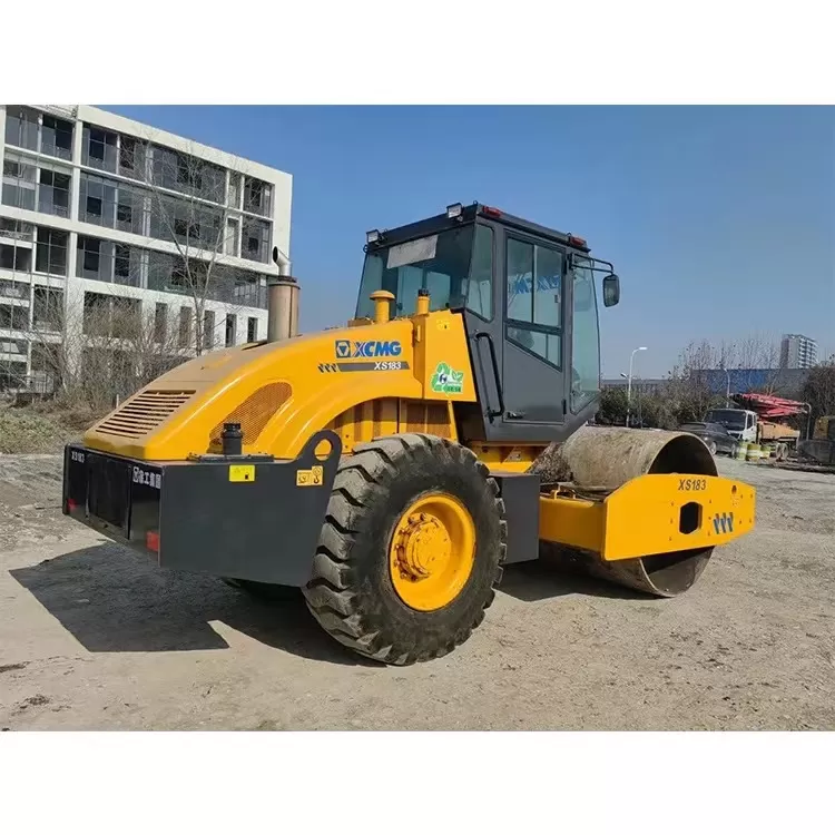 xcmg 18ton օգտագործված wheel road vibratory compactor single drum rollers soil compactor roller հիդրավլիկ ասֆալտ ցեմենտ բետոն