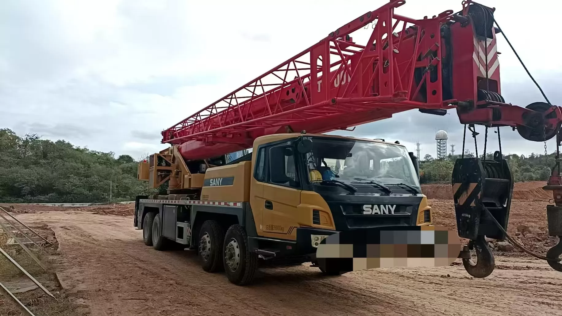 2021 օգտագործված crane sany 40t truck crane lifting machine անիվավոր կռունկ