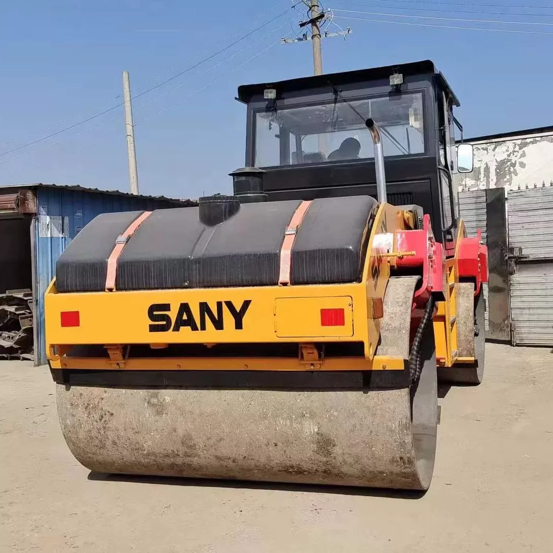 օգտագործված sany double drum road roller yzc13c road bulding mchinery