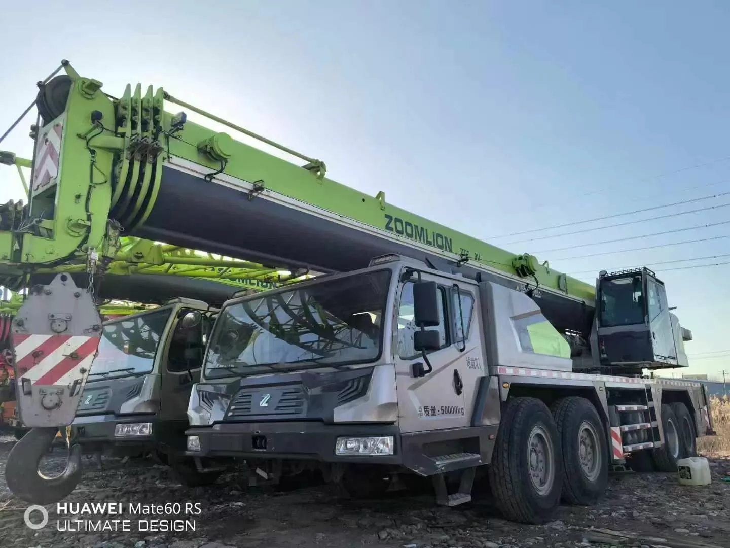 2018 օգտագործված crane zoomlion 80t truck crane lifting machine անիվավոր կռունկ